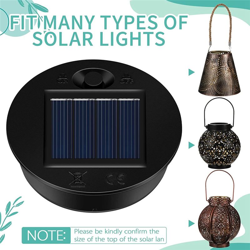 12 Pack Replacement Solar Ligh - Outdoor Lighting Solar Panel のレビューと価格