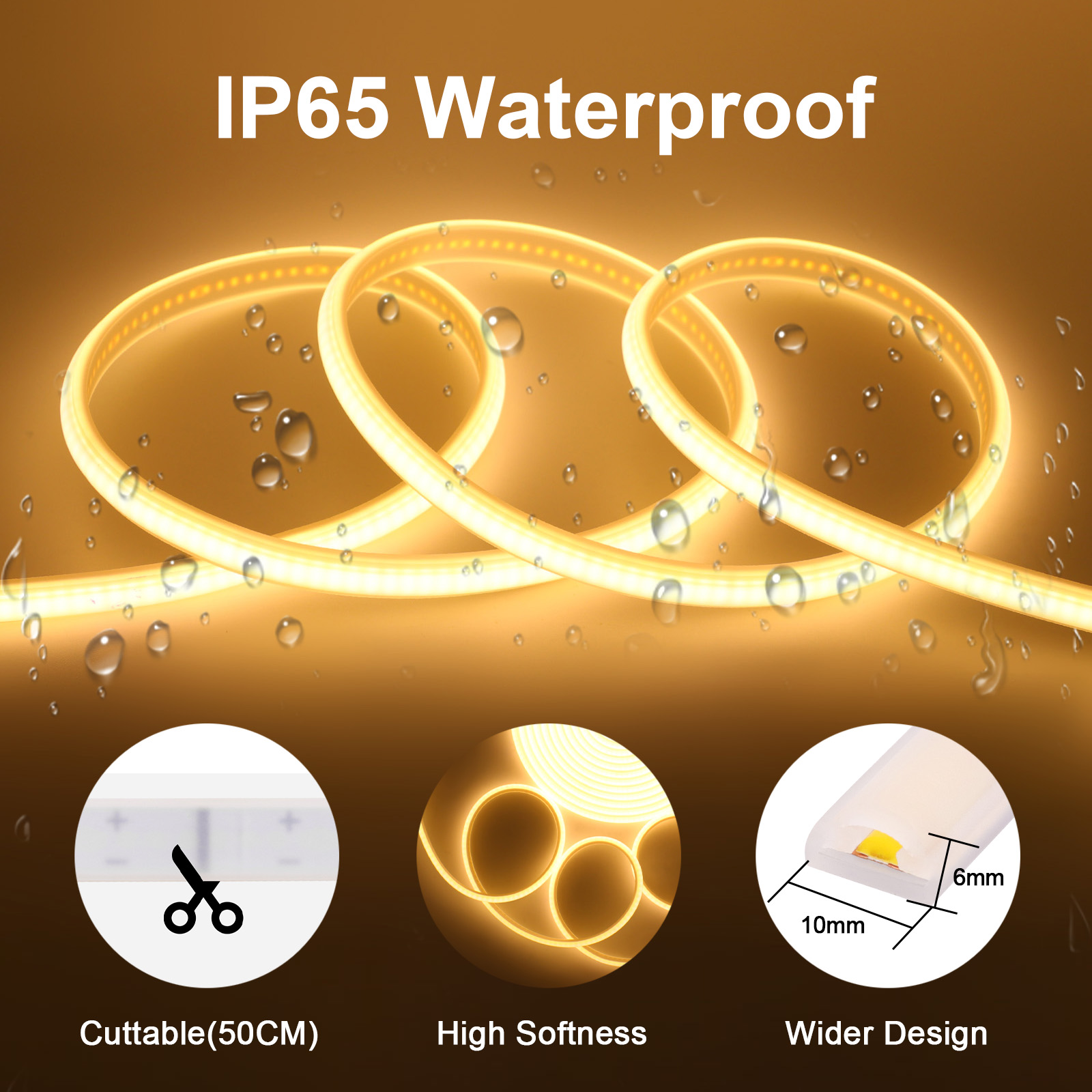 Dimmable COB LED Strip Light 2 - Outdoor Lighting Restaurant のレビューと価格