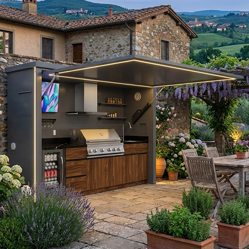 Aluminum Outdoor Kitchen Suite - Outdoor Lighting Restaurant のレビューと価格