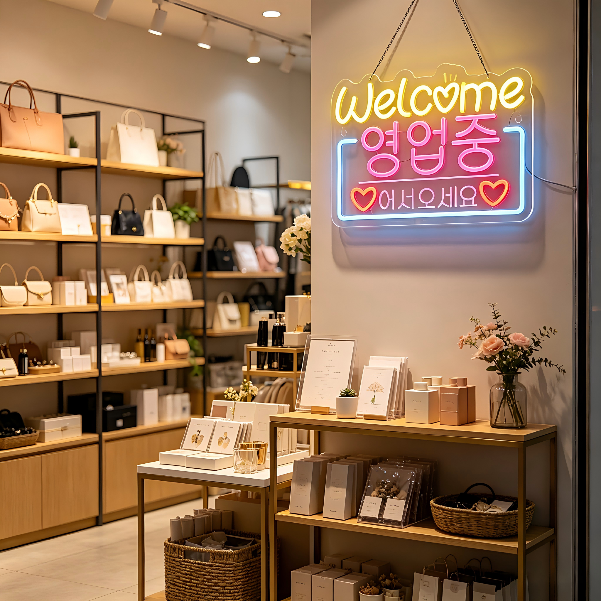 Korean Welcome on Sale Neon Si - Outdoor Lighting Restaurant のレビューと価格